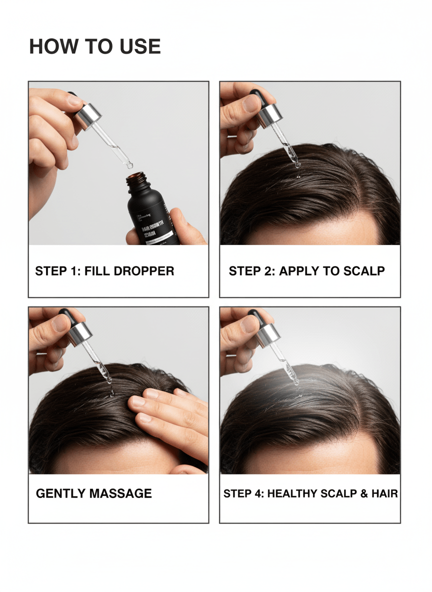 The Grooming Co. Hair Growth Serum with 23.6% Actives 50 ml - The Grooming Co.